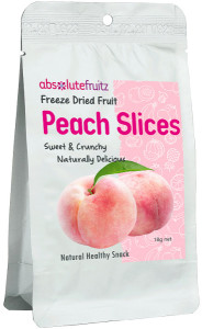 Absolutefruitz Freeze Dried Peaches 35g