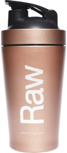 AMAZONIA RAW Stainless Steel Shaker Rose Gold 500ml
