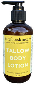 Barefoot Skincare Tallow Body Lotion 195gm