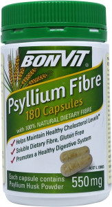 Bonvit Psyllium Fibre 550mg (180 Capsules)