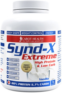 CABOT HEALTH Synd-X Extreme (High Protein & Low Carb) Vanilla 1kg