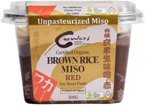 Carwari Organic Miso Brown Rice Paste Red 300g