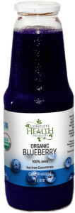 Complete Health Products Organic Blueberry 100% Juice 1L