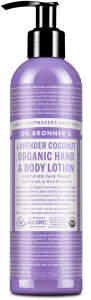DR. BRONNER'S Organic Hand & Body Lotion Lavender Coconut 237ml