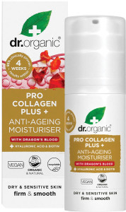 Dr Organic Pro Collagen Plus+ Anti Ageing Moisturiser Dragon Blood 50ml