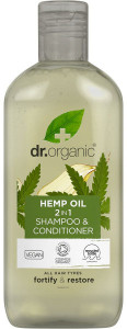 Dr Organic 2 in 1 Shampoo Conditioner Hemp Oil 265ml