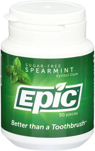 Epic Xylitol Chewing Gum Spearmint 50pcs