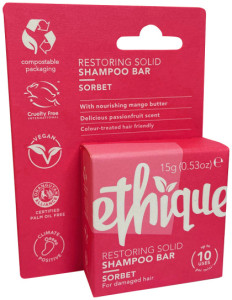 ETHIQUE Bar Shampoo Restoring Solid Sorbet (For Balanced Hair) 15g
