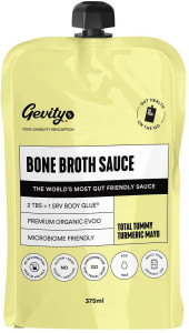 Gevity Rx Bone Broth Sauce Total Tummy Turmeric Mayo Go Pack 375ml