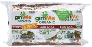 GimMe Roasted Seaweed Snacks Teriyaki 6x5g