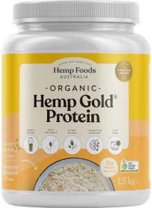 HEMP FOODS AUSTRALIA Organic Hemp Gold Protein 1.5kg