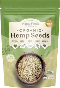Hemp Foods Australia Organic Hemp Seeds Hulled 250g