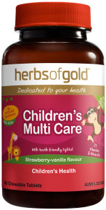 HERBS OF GOLD Children's Multi Care Chewable 60t