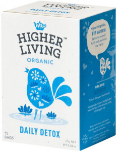 Higher Living Organic Daily Detox 15 Tea Bags