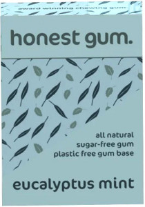 Honest Gum Eucalyptus Mint Chewing Gum S/F 12pcs (17g)