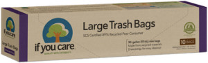 If You Care Trash Bags with Drawstring 10 Bags