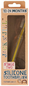 JACK N' JILL Silicone Toothbrush Stage-2 (12-24 Months)