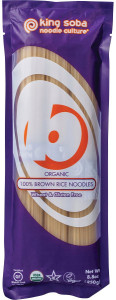 King Soba Organic 100% Brown Rice Noodles 250g