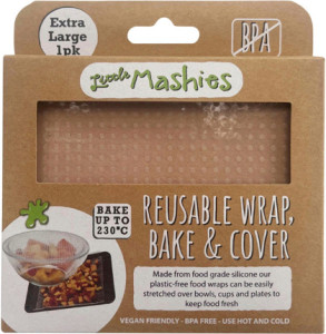 Little Mashies Reusable Wrap, Bake & Cover Food Wrap XL (30cm x 30cm)