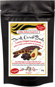 Little Zebra Chocolates Carob Buds Dark 85g