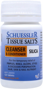 Schuessler Tissue Salts Silica - Cleanser & Conditioner 125 Tab