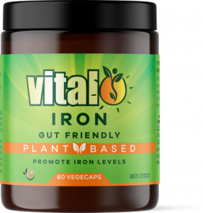 VITAL Plant Based Iron (Gut Friendly) 60 vegecaps