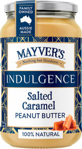 Mayvers Indulgence Peanut Butter Salted Caramel G/F 280g