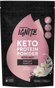 MELROSE Ignite Keto Protein Powder Creamy Vanilla 300g