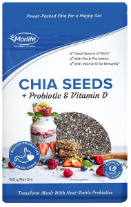 Morlife Chia Seeds Probiotic And Vitamin D 150g