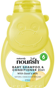 Naturely Nourish Hippo Baby Shampoo & Conditioner 2in1 275ml