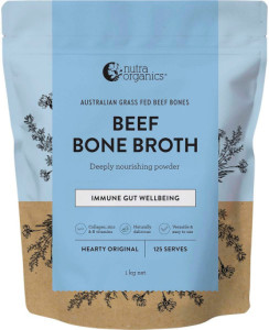 Nutra Organics Beef Bone Broth Hearty Original 1kg