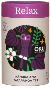OKU NEW ZEALAND Relax Kanuka & Chamomile Blended Tea Loose Leaf 30g