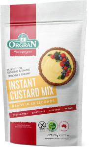 Orgran Instant Custard Mix  200g Pouch