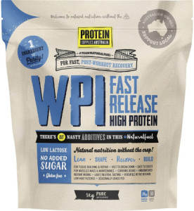 Protein Supplies Australia WPI Whey Protein Isolate Unflavoured 1kg