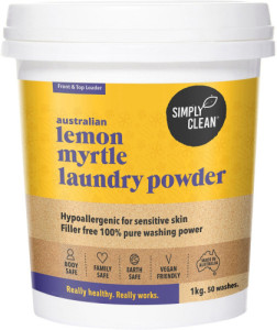 Simply Clean Laundry Powder Lemon Myrtle 1kg