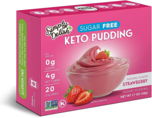 Simply Delish Strawberry Natural Pudding & Pie Filling  44g