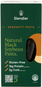 Slendier Black Soy Bean Organic Spaghetti 200g