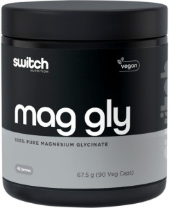 Switch Nutrition Mag Gly 100% Pure Magnesium Glycinate 90 Caps