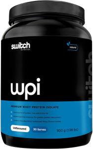 Switch Nutrition WPI PROTEIN Premium Whey Protein Isolate Unflavoured 900g