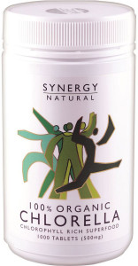 Synergy Chlorella Organic 500mg 1000 Tabs