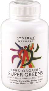 Synergy Super Greens 200 tabs Organic