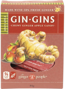 THE GINGER PEOPLE Gin Gins Ginger Chews Spicy Apple 84g