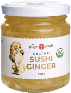 THE GINGER PEOPLE Organic Sushi Ginger 190g
