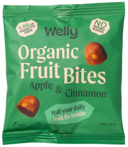 WELLY Organic Fruit Bites Apple Pie (Apple & Cinnamon) 30g x 14