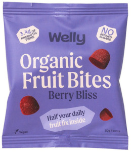WELLY Organic Fruit Bites Berry Bliss 30g x 14 Display