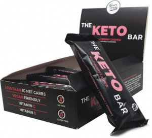 Yours Truly The Keto Bars Wildberry Cashew  10x40g